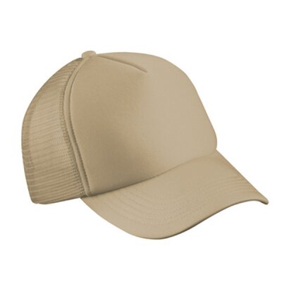 Myrtle Beach - 5-Panel Polyester Mesh Cap - MB070 - Trucker Cap - khaki / khaki / khaki