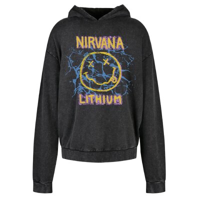 Nirvana - MT1987 - Lithium Oversize Hoody - acid black