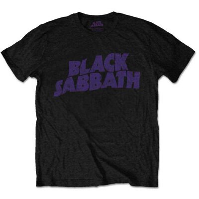 Black Sabbath - Wavy Logo Vintage - black - T-Shirt  S