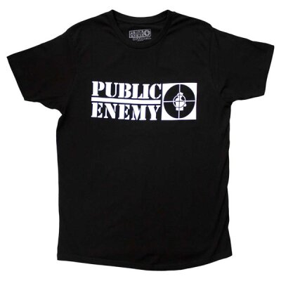 Public Enemy - Crosshairs Logo - black - T-Shirt  L