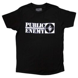 Public Enemy - Crosshairs Logo - black - T-Shirt  L
