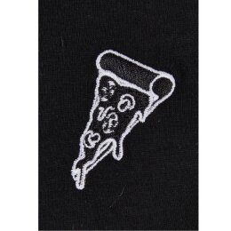 Mister Tee - Pizza Tee EMB (MT2711) - black XS