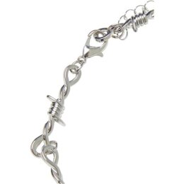 Urban Classics - Barbed Wire Necklace (TB4333) - silver