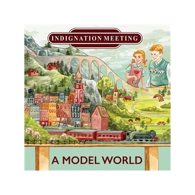 INDIGNATION MEETING - A MODEL WORLD (RED VINYL) - LP