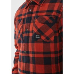Vintage Industries - 3543 - Darwin Shirt-Jacket - orange check