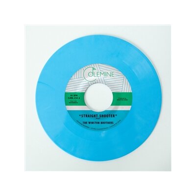 WINSTON BROTHERS, THE - STRAIGHT SHOOTER / ISLAND TRAVEL (SKY BLUE VINYL) - 7"