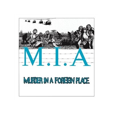 M.I.A. (US) - MURDER IN A FOREIGN PLACE - LTD BLUE LP & BOOKLET - LP