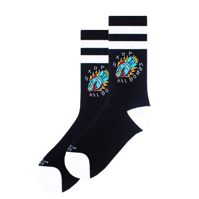 American Socks - Stop All Bombs - Socken - Mid High