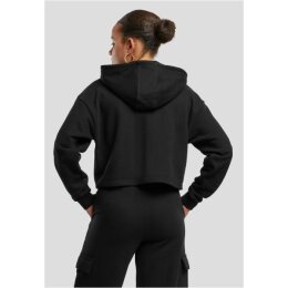 Urban Classics - Ladies Oversized Cropped Light Terry Hoodie (TB6854) - black S