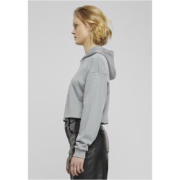 Urban Classics - Ladies Oversized Cropped Light Terry Hoodie (TB6854) - lightasphalt