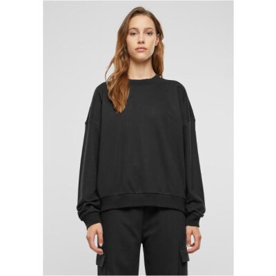 Urban Classics - Ladies Oversized Light Terry Crewneck (TB6855) - black