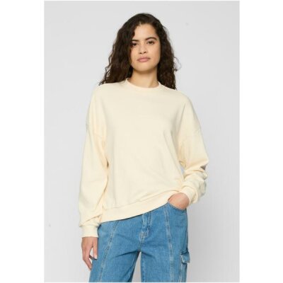 Urban Classics - Ladies Oversized Light Terry Crewneck (TB6855) - whitesand