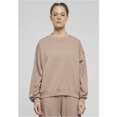 Urban Classics - Ladies Oversized Light Terry Crewneck (TB6855) - duskrose