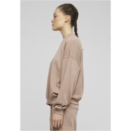 Urban Classics - Ladies Oversized Light Terry Crewneck (TB6855) - duskrose
