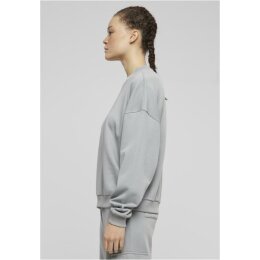 Urban Classics - Ladies Oversized Light Terry Crewneck (TB6855) - lightasphalt