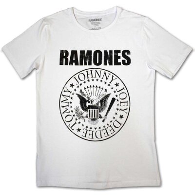 Ramones - Presidential Seal - Ladies Shirt - white - T-Shirt S