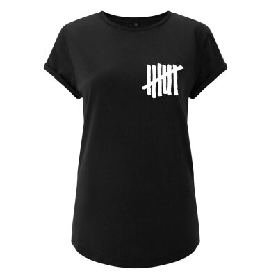 Pascow - Sieben - Womens Rolled Up Sleeve Shirt - black XS