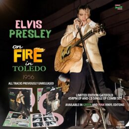 PRESLEY, ELVIS - ON FIRE IN TOLEDO 1956 (PINK VINYL +CD)...