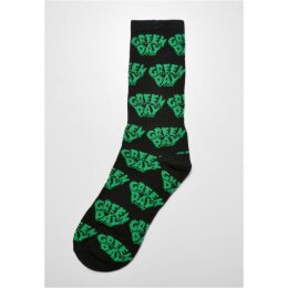 Urban Classics - Green Day Socks 2-Pack (MC811) - black/white
