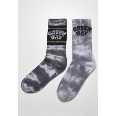 Urban Classics - Green Day  Tie Die Socks 2-Pack (MC812) - black/white  43-46