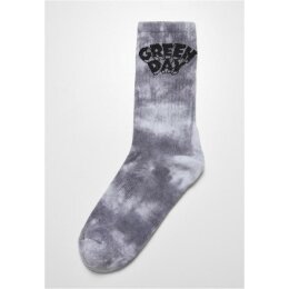 Urban Classics - Green Day  Tie Die Socks 2-Pack (MC812) - black/white  43-46