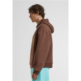 Build Your Brand - Fluffy Hoody (BY284) - chocolate brown