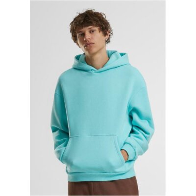 Build Your Brand - Fluffy Hoodie (BY284) - berylblue