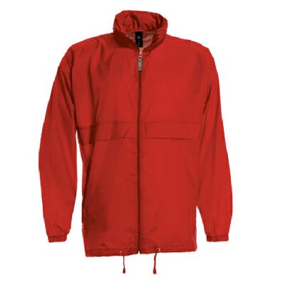 B&C - Unisex / Men Windbreaker (JU800) - red
