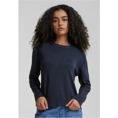 Urban Classics - Ladies Knitted Roundneck Sweater (TB6902) - navy