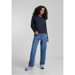 Urban Classics - Ladies Knitted Roundneck Sweater (TB6902) - navy