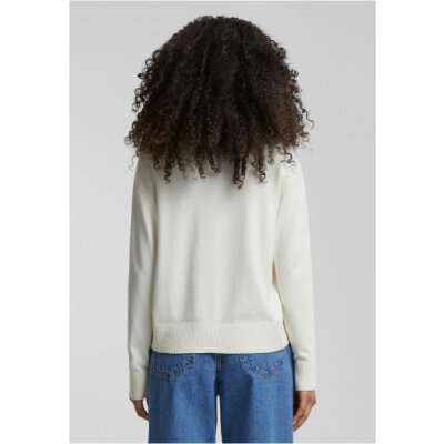 Urban Classics - Ladies Knitted Roundneck Sweater (TB6902) - white sand