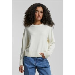 Urban Classics - Ladies Knitted Roundneck Sweater (TB6902) - white sand  L