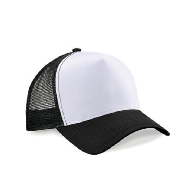 Beechfield - B640 Snapback Trucker - black / white