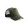 Beechfield - B640 Snapback Trucker - olive green / black