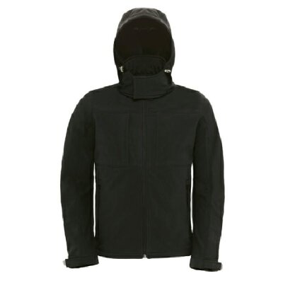 B&C - Men´s Hooded Softshell (JM950) - black