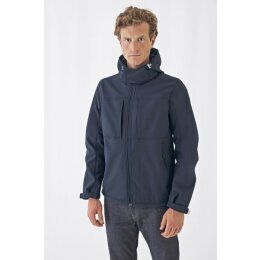 B&C - Men´s Hooded Softshell (JM950) - black M