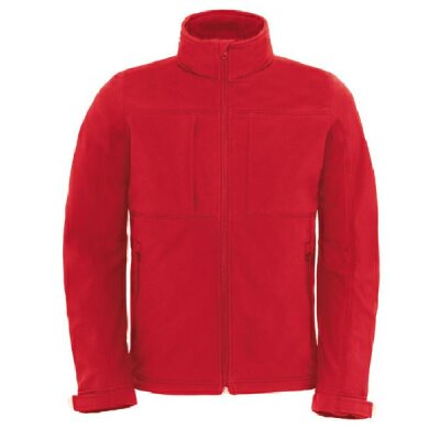 B&C - Men´s Hooded Softshell (JM950) - red