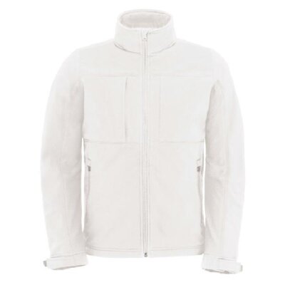 B&C - Men´s Hooded Softshell (JM950) - white