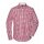 James & Nicholson - Men´s Checked Shirt (JN617) - bordeaux / white