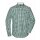 James & Nicholson - Men´s Checked Shirt (JN617) - forest green / white   L
