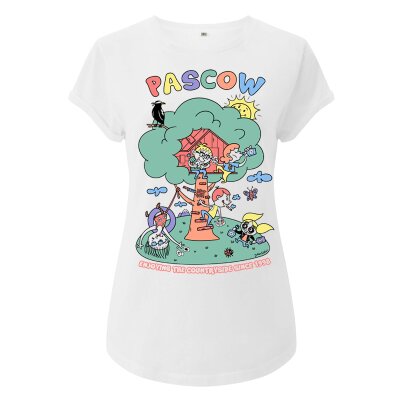 Pascow - Countryside - Girl Shirt - white XL