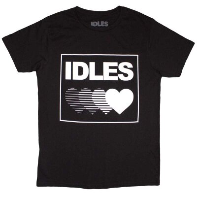 Idles - Gradient Heart - Unisex Shirt - black - T-Shirt  M