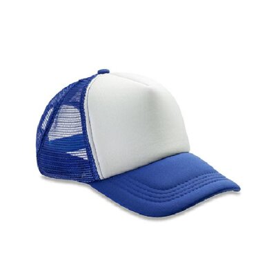 Result Headwear - Detroit ½ Mesh Truckers Cap (RC089X) - royal / white - one size