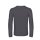B&C - E190 Unisex Longsleeve Shirt (TU07T) - dark grey (dunkelgrau) L