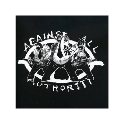 AGAINST ALL AUTHORITY - 24 HOUR ROADSIDE RESISTANCE (RED W/ BLACK SPLATTER LP) - LP