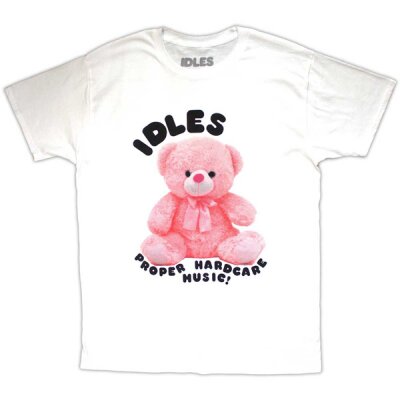 Idles -  Proper Hardcore - Unisex Shirt - white - T-Shirt L