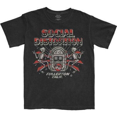 Social Distortion - Jukebox Skelly - black - T-Shirt L