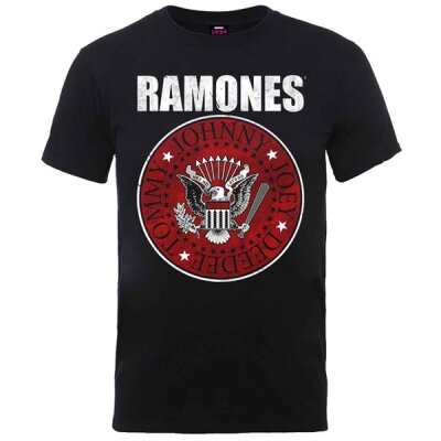 Ramones, the - Red Fill Seal - black - T-Shirt L