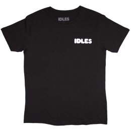 Idles - Cartoon Flower - Unisex Shirt - black - T-Shirt  M