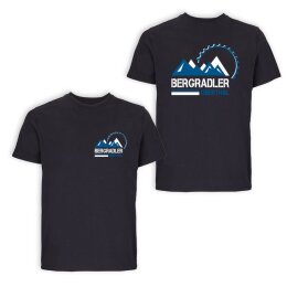 Bergradler Oberthal - Logo - Kinder T- Shirt - schwarz 10...